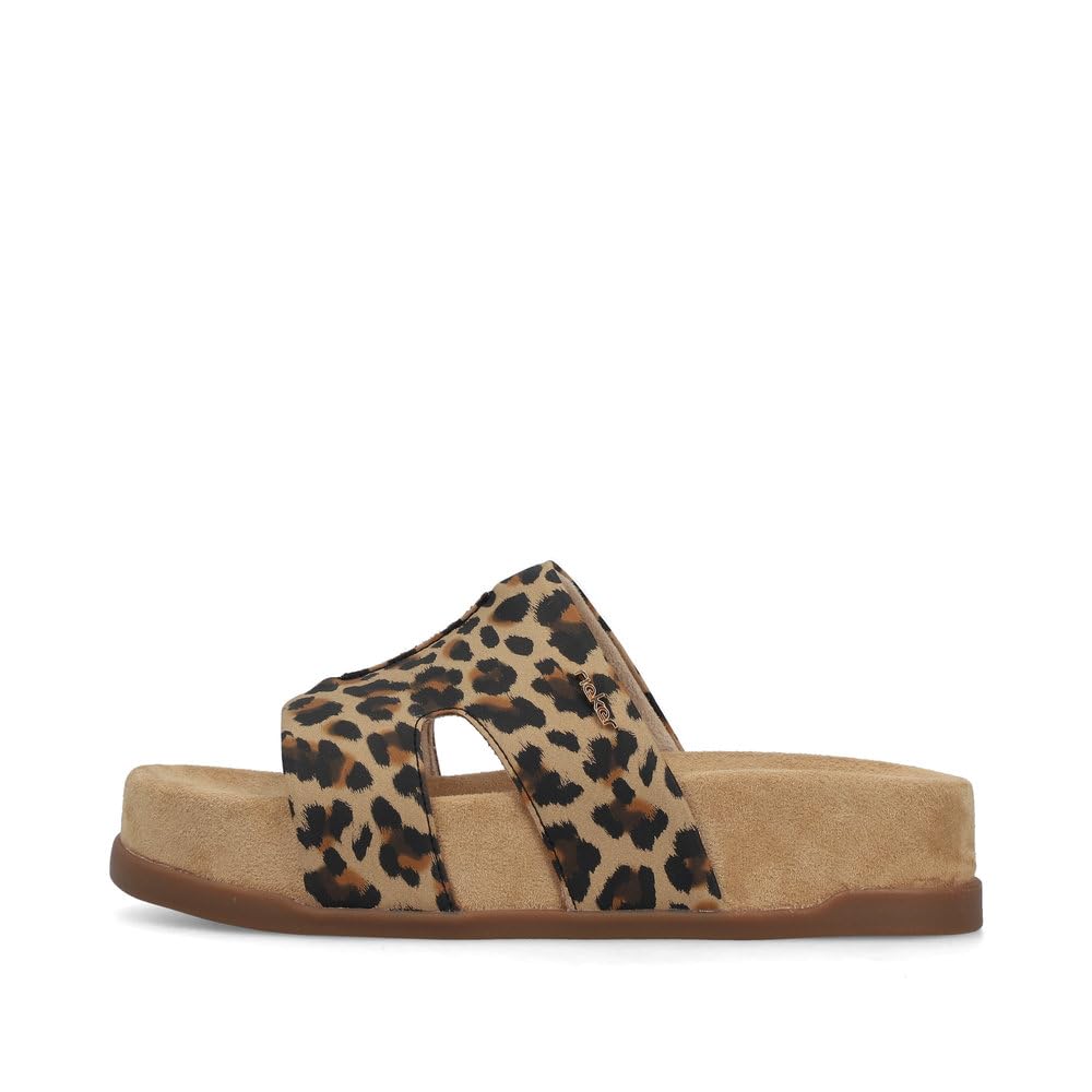 Rieker Damen Plateausandalen V4088, Frauen Sandalen