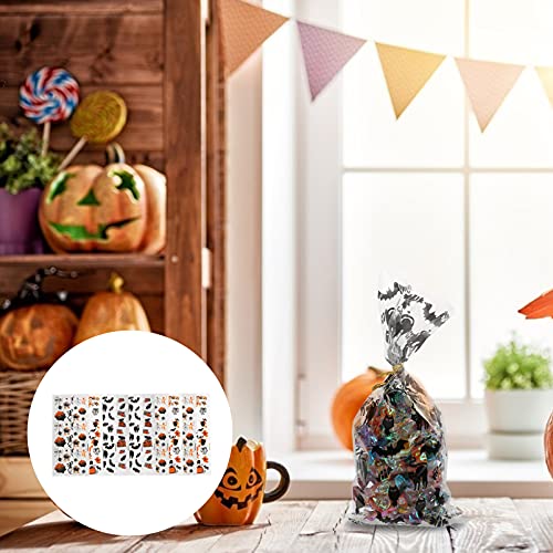 EXCEART Dia Das Bruxas Sacos De Celofane Doces: 200Pcs Sacos Do Favor de Partido Sacos Do Deleite pa