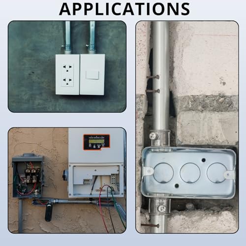 AIRTAK EMT Connectors 3/4 Inch,8 Pcs Set Screw Type Conduit Fitting,Zinc Die-Cast for Electrical Box and Metal Enclosure