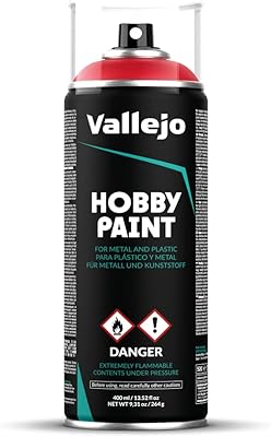 Vallejo Fantasy Color Bloody Red 400 mL Spray Can