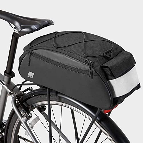 HOMPER Sacoche de Vélo, 10L Sacoche pour Arrière de Vélo Porte-Bagages, Sac de Rangement arrière de Transport Vélo du Siège Sac(avec Bandoulière) Cover