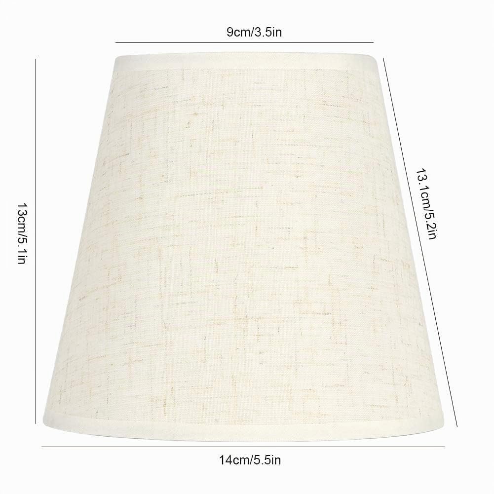 Pince abat - jour, 6 petits abat - jour pince ampoule suspension abat - jour plafonnier bougie abat - jour plafonnier crème abat - jour Suspension Lampe suspension abat - jour