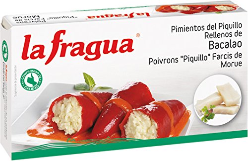 La Fragua Pimientos Del Piquillo Rellenos De Bacalao - 346 gr