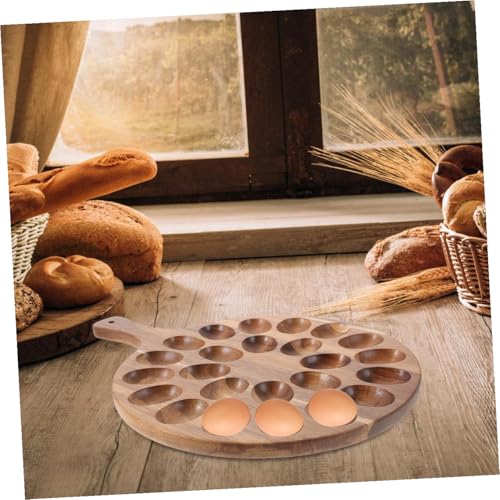 Support de rangement pour œufs de poule et décoration de table de Pâques rustique - 6