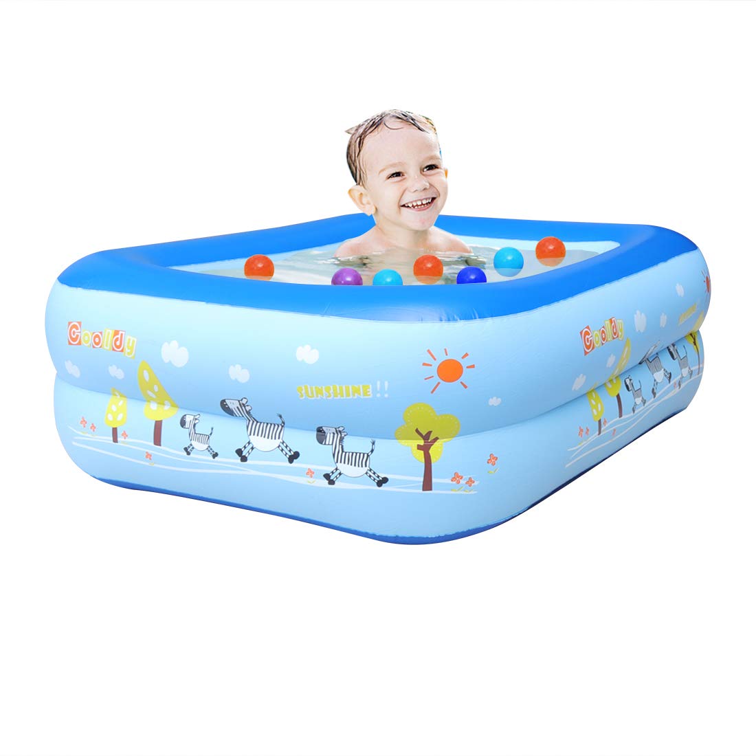 blow up inflatable pool