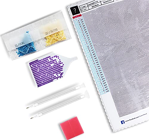 SanerDirect Kit de pintura de diamante misterioso 5D Cover