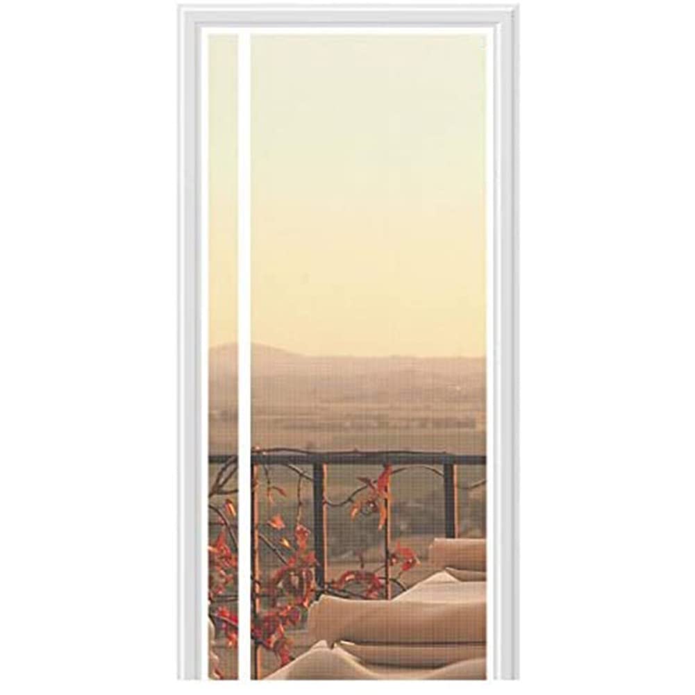 Yanman Custom Sizes Magnetic Screen Door For French Doors/Sliding Glass Doors/Patio Doors,Magnetic Fly Screens For Doors,Washable Mesh,Automatically Curtain For Room, Kitchen, Balcony