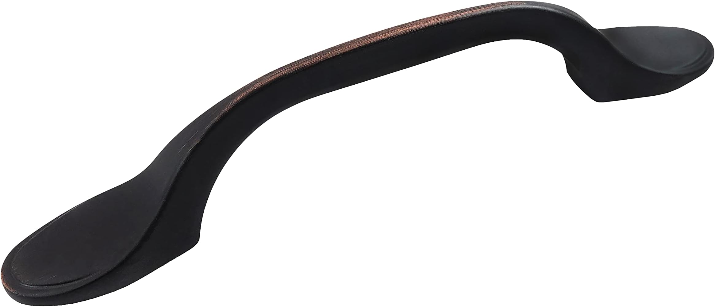 Footed Kitchen Handle Pull Cabinet Hardware 3" Center to Center, Hestia Hardware, 10 Pack - Oil Rubbed Bronze (Z2.3in.10.ORBHD)