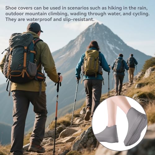 3 Paare Regenüberzieher Schuhe,Schuhgröße 38-46,Latexmaterial Schuhüberzieher Regen,Wasserdicht Schuhuberzieh Wasserdicht,Sneaker Raincover,Latex überzieher Schuhe für Regen,Schnee und Schlammstraßen