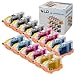 LD Compatible Ink Cartridge Replacement for Canon BCI6 (4 Black, 2 Cyan, 2 Magenta, 2 Yellow, 2 Photo Cyan, 2 Photo Magenta, 14-Pack)