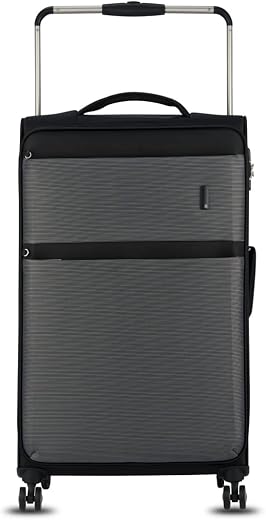 it luggage Debonair World's Lightest Bag 80 cms Large Check-in Polyester Softsided 8 Wheels Spinner Luggage/Suitcase/Troll...