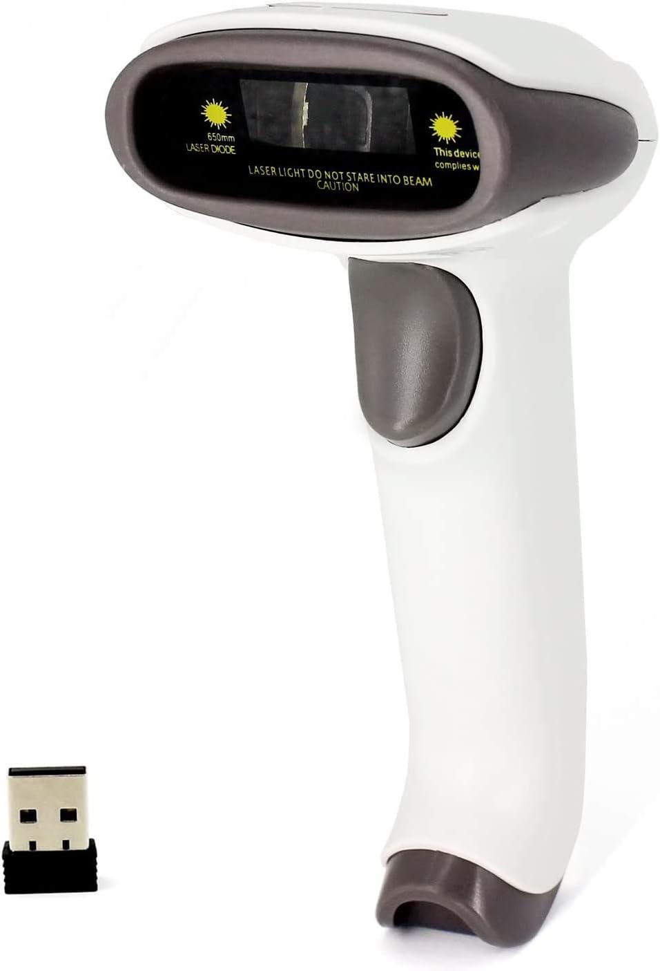 symcodeWireless USB Barcode Scanner, Handheld Automatic CCD Barcode Scanner Reader 2.4GHz Wireless & USB2.0 Wired, Support Mac OS X, Android, Windows 10 and iOS 9
