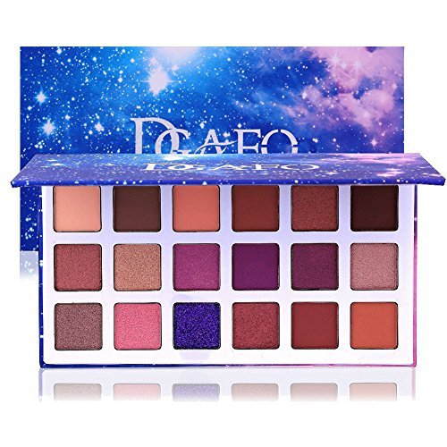 Eyeshadow Palette Set ROPALIA Starry Sky Shimmer 18 Colors Matte Waterproof Natural Powder Smokey Nude Professional Makeup (Starry Sky)
