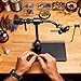 Ussuris Rotary Fly Tying Vise with Travel Case Fly Tying Vice Kit (Black)