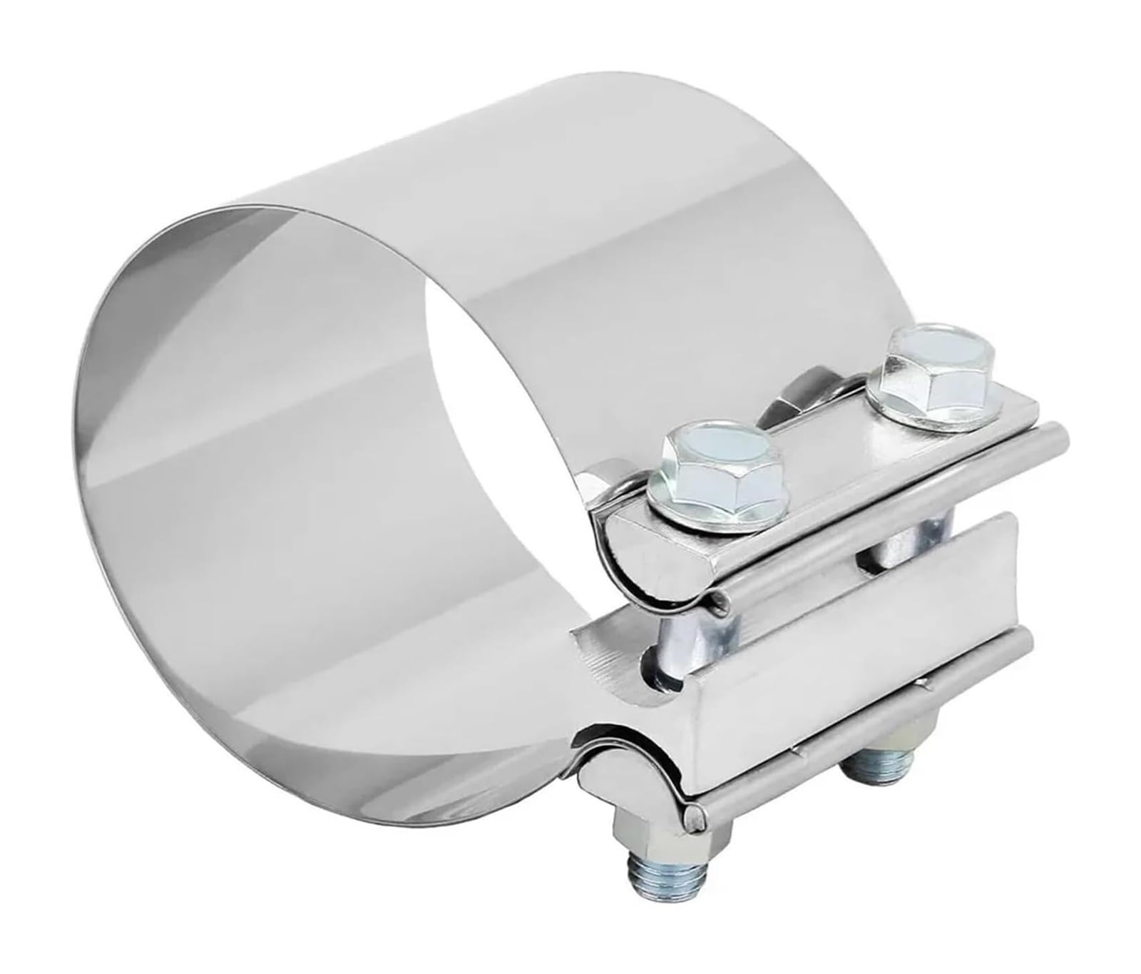 Schlauchschellen, V-Band-Klemme Universal-Auspuff Edelstahl Silber 40-83 Mm Autozubehör