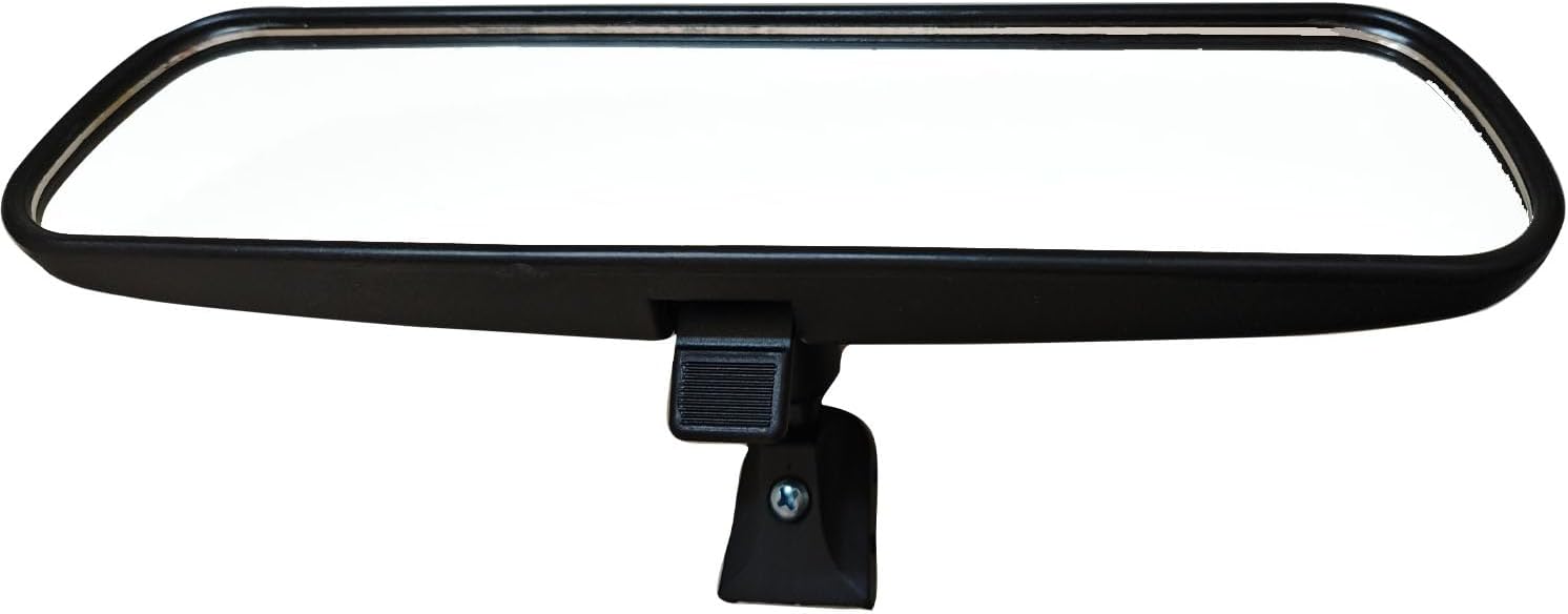10 Inch Universal Interior Rearview Mirror Compatible with Honda Accord 2003-2013, 2006-2011 Civic, Replacement for Toyota Ford Nissan Snap-On Design, Anti-Glare