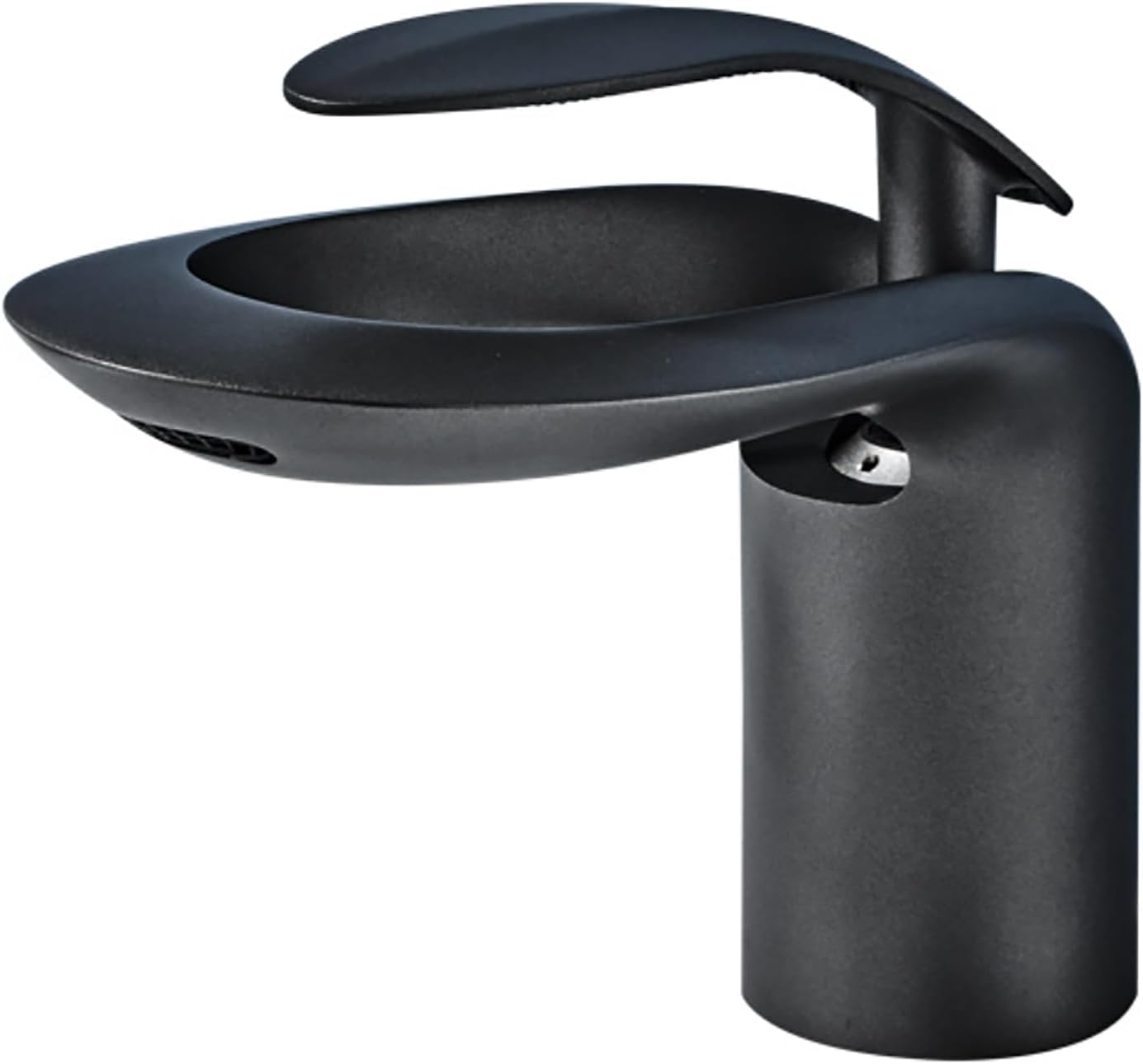 洗面台 蛇口 フル銅滝洗面台バスルーム家庭用単穴温冷洗面器蛇口