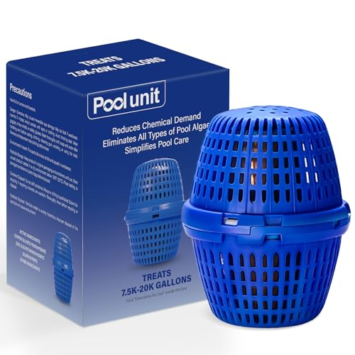 7.5k-20k Gallons Blue Pool Unit Replacement Mineral Cartridge for Pool RX,Compatible with Above Ground and Inground Pools Filter Replacement, up to 6 Months