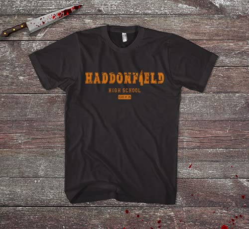 Haddonfield Tshirt Men Retro Horror Movies Tee Halloween Party Gift Haddonfield High School Shirt2