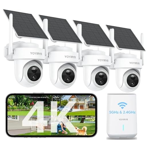 YOYIRYB 4K Solar Security Camera System