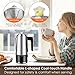 HOMOKUS Electric Coffee Percolator 12 CUPS Percolator Coffee Pot,800W Percolator Coffee Maker Stainless Steel with Clear Knob Cool-touch Handle,Coffee Pot Percolator Auto Keep Warm Function