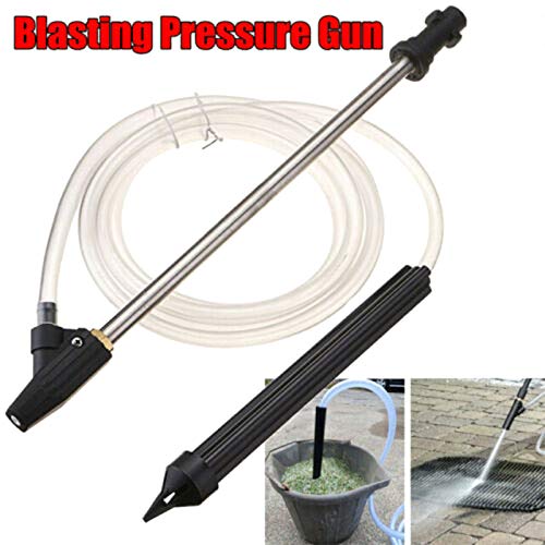Alexsix Sand Blaster Wet Blasting Washer High Pressure Water Sandblasting Gun Tube Powerful Ceramic Nozzle Car Washing Machine Equipment Accessories - Thumbnail 3