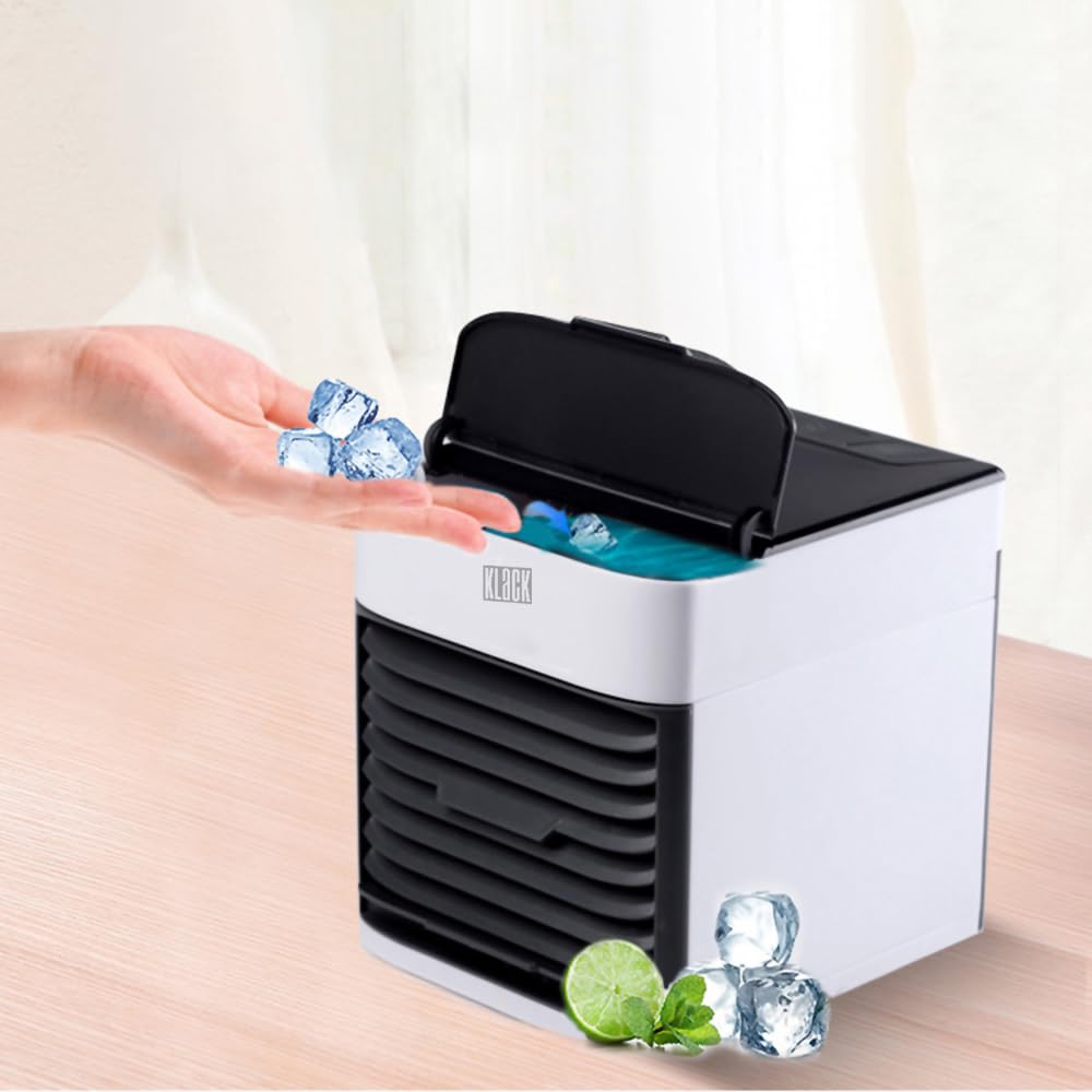Klack Ventilador Aire Climatizado Portátil Mini USB Para Hogar con Difusor De Agua