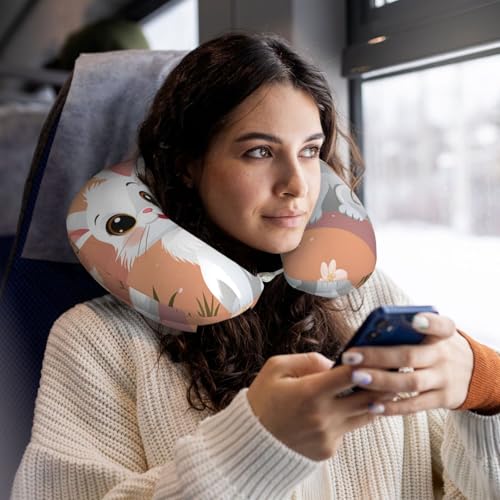 Almohada de espuma viscoelástica para cuello viaje miniatura 6