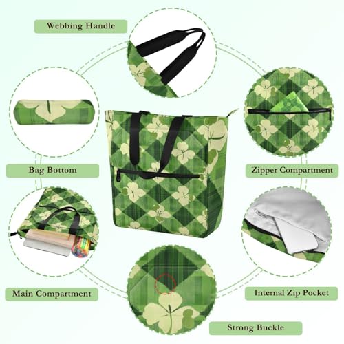 Retro Skull Red Book Tote Bag Aesthetic with Zipper Cute Reusable Shoulder Bags Handbag for Students Travel Shopping3