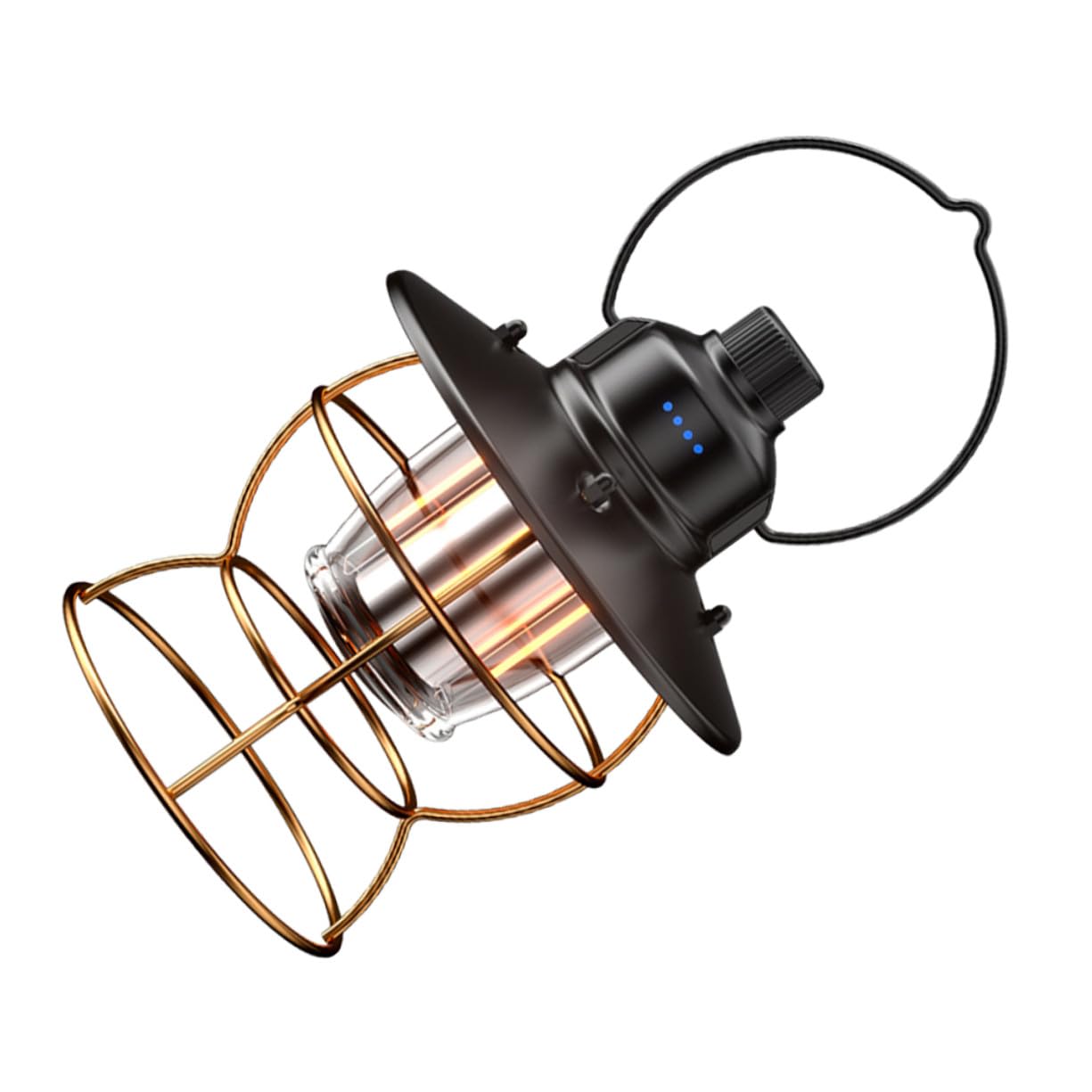 Linterna Vintage LED Recargable USB Portátil Camping Ajustable para Tiendas y Emergencias Luz Multifuncional Retro para Senderismo y