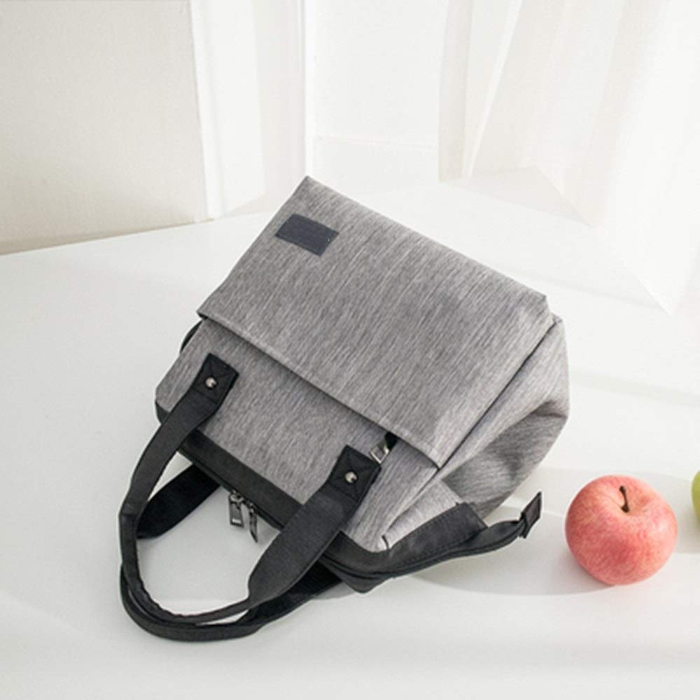 Bolsa de Picnic Bolsa de almuerzo portátil con aislamiento 3 capas Bolsas de Almuerzo(Jaune)
