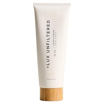 + Lux Unfiltered Tall Pour N14 Body Lotion for Women - Moisturizing Body Cream with Jojoba, Squalane, Shea Butter, Vitamin C & Hyaluronic Acid - Hydrating Body Lotion, Non-Greasy - Santal