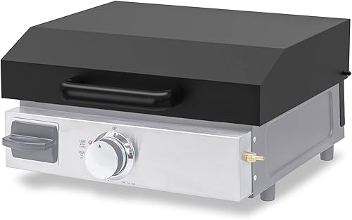 Stanbroil Cubierta dura para Blackstone 17 pulgadas de grasa frontal de mesa, color negro