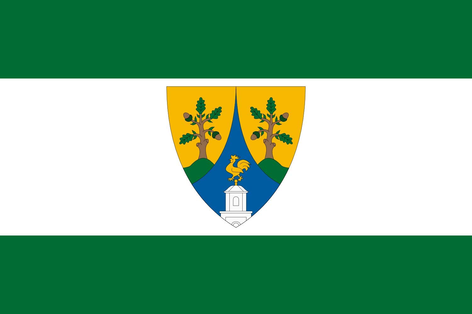 Drapeau Large Bodmér pour décorer vos fêtes communales et événements de Bodmér község