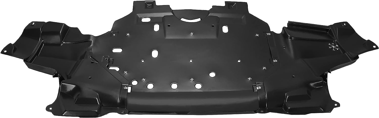 Kojem Front Engine Splash Shield Compatible with 2015-2020 Honda Fit LX Sport Replacement for 74110T5RA00 74110T5RA10 HO1228147 HO1228148