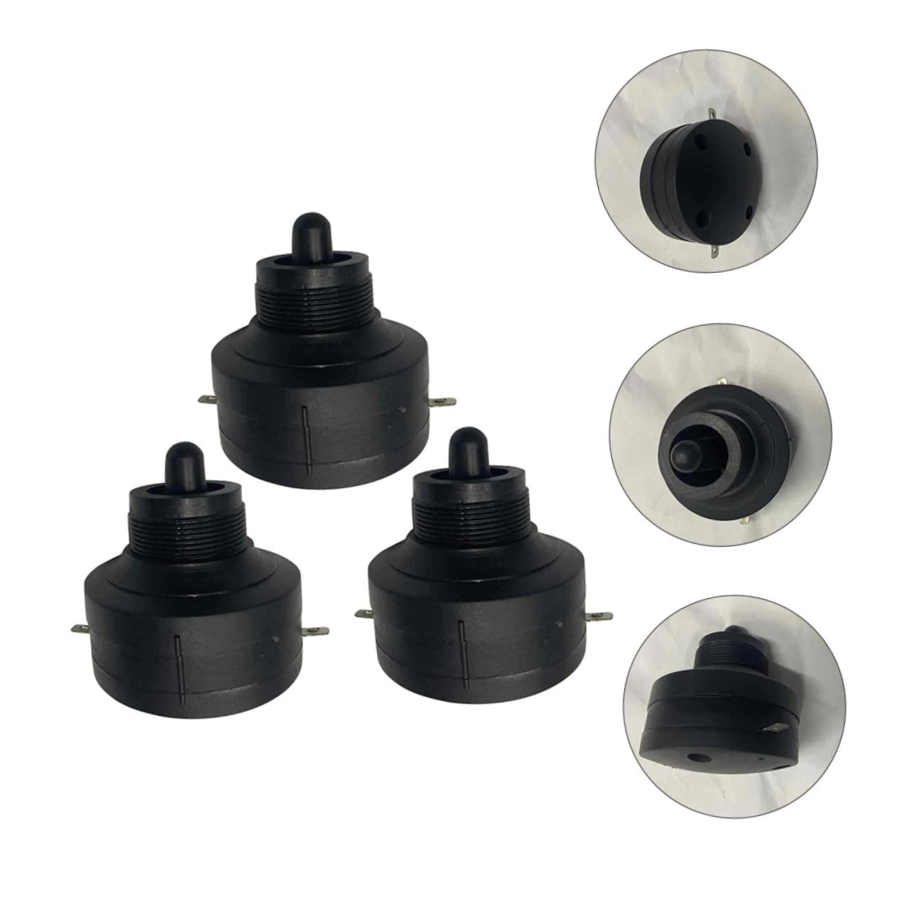 TIDTALEO 4Pcs Auto Audio Tweeter Horns High Performance Car Tweeter Speakers for Enhanced Sound for Automotive Audio System Upgrades