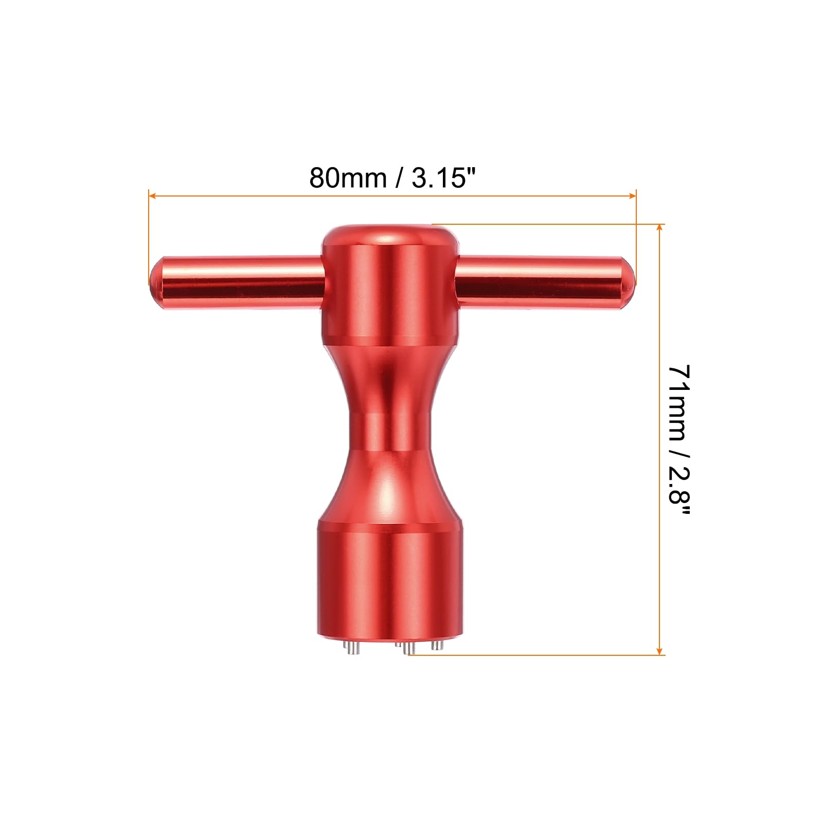 QUARKZMAN Llave De Tornillo De Peso Para Golf De Aleación De Aluminio Con 5 Agujeros Para Pines Llave De Reemplazo De Peso Para Putter Para Studio Select Button Back Putter Rojo
