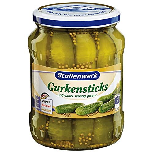 STOLLENWERK PEPINILLOS EN PALITOS. PACK 12 X 670GR.