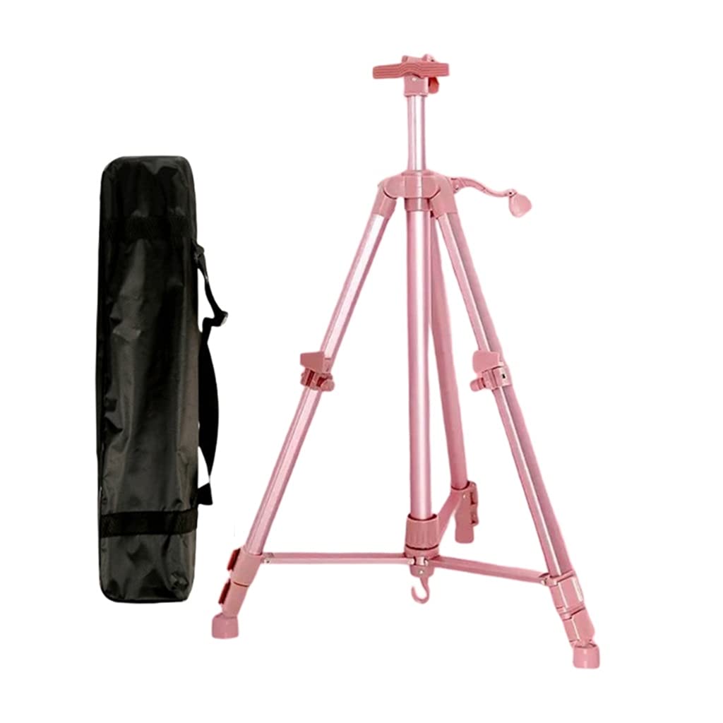 MYUYEE Aluminum Alloy Easel Small Hand-Cranked Portable And Height-Adjustable Tripod Aluminum Alloy Easel Sketch Drawing For Artist Art Supplies
