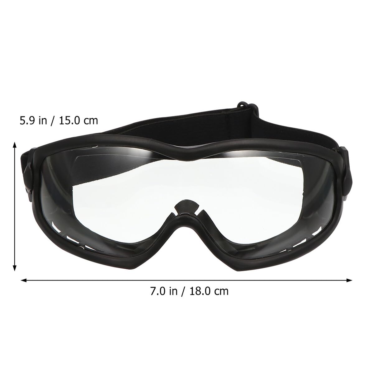 Occhiali Protettivi Moto Vintage Leggeri Resistenti Urti e Strappi per Ciclismo e Attività Outdoor con Lenti Trasparenti Antivento