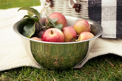 Image of Fox Run Brands 2.75-Quart Stainless Steel Mixing Bowl, 9 x 9 x 4 inches, Metallic