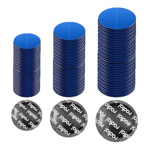 Image of 120PCS Tire Repair Patch, 32mm 42mm 58mm Natural Rubber Tyre Puncture Repair Patch Kit, Automotive Round Tubeless Patches Fast Repair Tool for Car Truck Bike Inner Tire