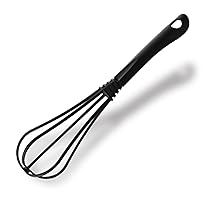 Fackelmann Frusta da Cucina in Nylon Alta Resistenza, per preparare e mescolare impasti, ergonomica, lavabile in lavastoviglie, resistente fino a 200 °C, 29.5 x 7 cm