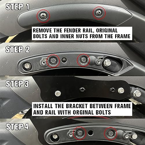 COPART Abnehmbare Beifahrer-Rückenlehne Sissy Bar für Kawasaki Vulcan S 650 VN650 2015-2019 (mit Gepäckträger, Schwarz, Stahl, Kunstleder)