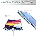 LeYi Compatible with Samsung A50 Case, Samsung Galaxy A50 Case with 2 Glass Screen Protector, Crystal Clear Hard PC Soft TPU Anti-Scratch Shock-Absorption Bumper Slim Phone Cover Cases for A50 / A30S