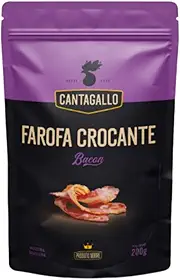 Farofa Crocante de Bacon CantaGallo 200g - Acompanhamento para Churrasco Pronta
