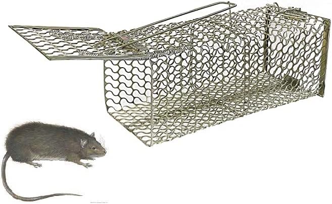 Rat/Mouse/Rodent Trap Cage Rustic Copper (Chain Trap)
