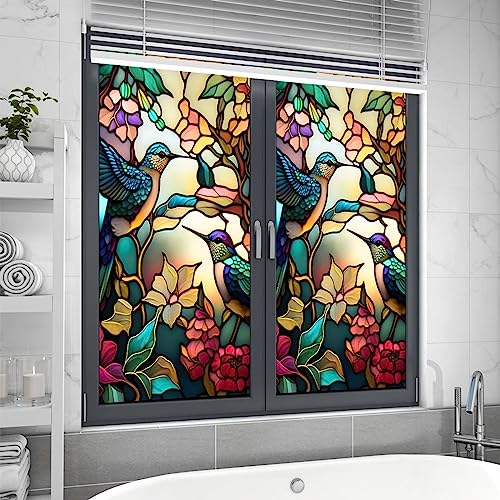 Vinilo decorativo para ventana 17.7" x 39.3" Doofiary miniatura 6