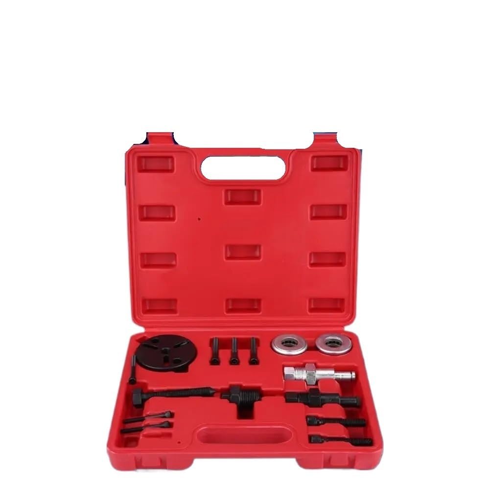 Frizione Kit di rimozione della frizione del compressore A/C per auto, estrattore e installatore, strumento per aria condizionata Molla Frizione