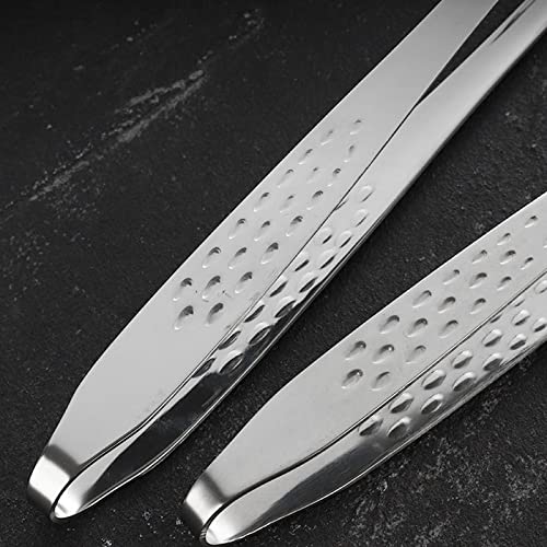 Pinzas de acero inoxidable con mango largo ergonómico para buffet 8